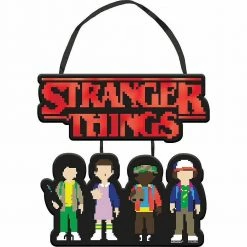 Amscan Licensed Netflix Stranger Things Stacked Sign Party Decoration