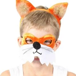 Sweidas Costume Accessories Farm Animal Headband & Mask Costume Set Sheep Panda Owl Fox Frog Cat Horse Zebra 27 Sweidas Costume Accessories Farm Animal Headband & Mask Costume Set Sheep Panda Owl Fox Frog Cat Horse Zebra