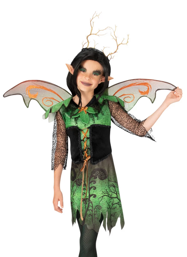 Rubies Evil Elf Girls Halloween Costume Wings & Headband Size 8-10 Christmas Kids Costume 2 Rubies Evil Elf Girls Halloween Costume Wings & Headband Size 8-10 Christmas Kids Costume