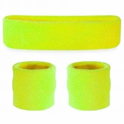 Unbranded Sweatbands Wristbands Headband Sweat Band For Sport Tennis Badminton Yoga Cotton