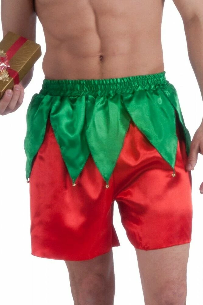 Tomfoolery Santas Helper Elf Shorts Christmas Mens Costume 1 Tomfoolery Santas Helper Elf Shorts Christmas Mens Costume