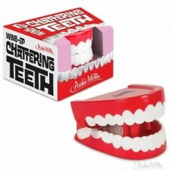 Williamvalentine Archie McPhee Wind-Up Chattering Teeth Novelty Item Costume Accessories