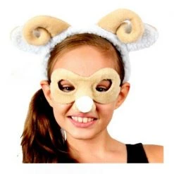 Sweidas Costume Accessories Farm Animal Headband & Mask Costume Set Sheep Panda Owl Fox Frog Cat Horse Zebra 35 Sweidas Costume Accessories Farm Animal Headband & Mask Costume Set Sheep Panda Owl Fox Frog Cat Horse Zebra