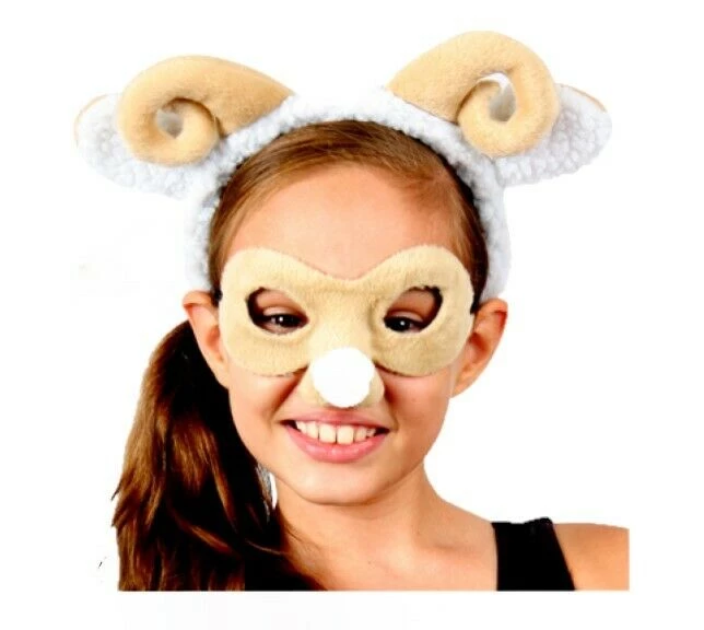 Sweidas Costume Accessories Farm Animal Headband & Mask Costume Set Sheep Panda Owl Fox Frog Cat Horse Zebra 12 Sweidas Costume Accessories Farm Animal Headband & Mask Costume Set Sheep Panda Owl Fox Frog Cat Horse Zebra