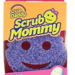 Kleva Scrub Daddy Mommy Sponge & Storage Caddy Cleaning Scrubber As Seen On Shark Tank Home & Garden