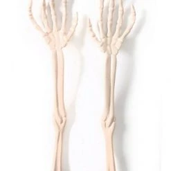 JD Party Halloween Gothic Skeleton Hands Salad Tongs Kitchen Utensils Tableware
