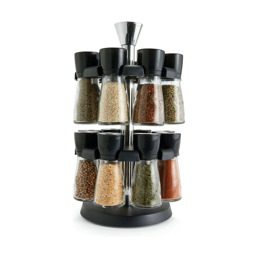 Kmart Spice Jar Rack 17pcs Set SPICES Rack Clear Organizer Glass Container Kitchen Home & Garden 1 Kmart Spice Jar Rack 17pcs Set SPICES Rack Clear Organizer Glass Container Kitchen Home & Garden