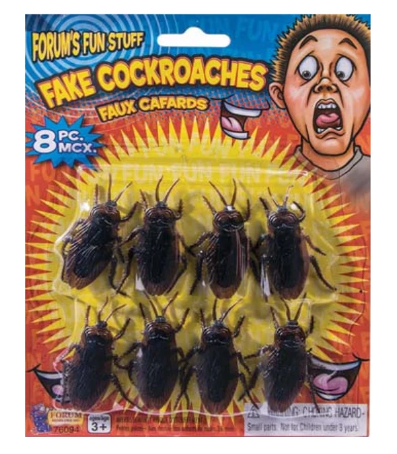 Tomfoolery Funny Fake Roaches Car Jokes Squirt Ring Talking Toilet Magic Candle Party Gags Costume Accessories 2 Tomfoolery Funny Fake Roaches Car Jokes Squirt Ring Talking Toilet Magic Candle Party Gags Costume Accessories