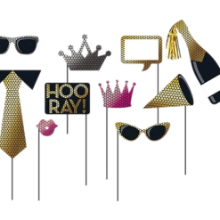 Balloonagencies 20s Gold Foil YAY Hooray Party Supplies Tableware Decorations