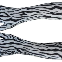 Aussie Toys Animal Print Long Gloves Tiger Leopard Jaguar Zebra Costume Accessory Costume Accessories