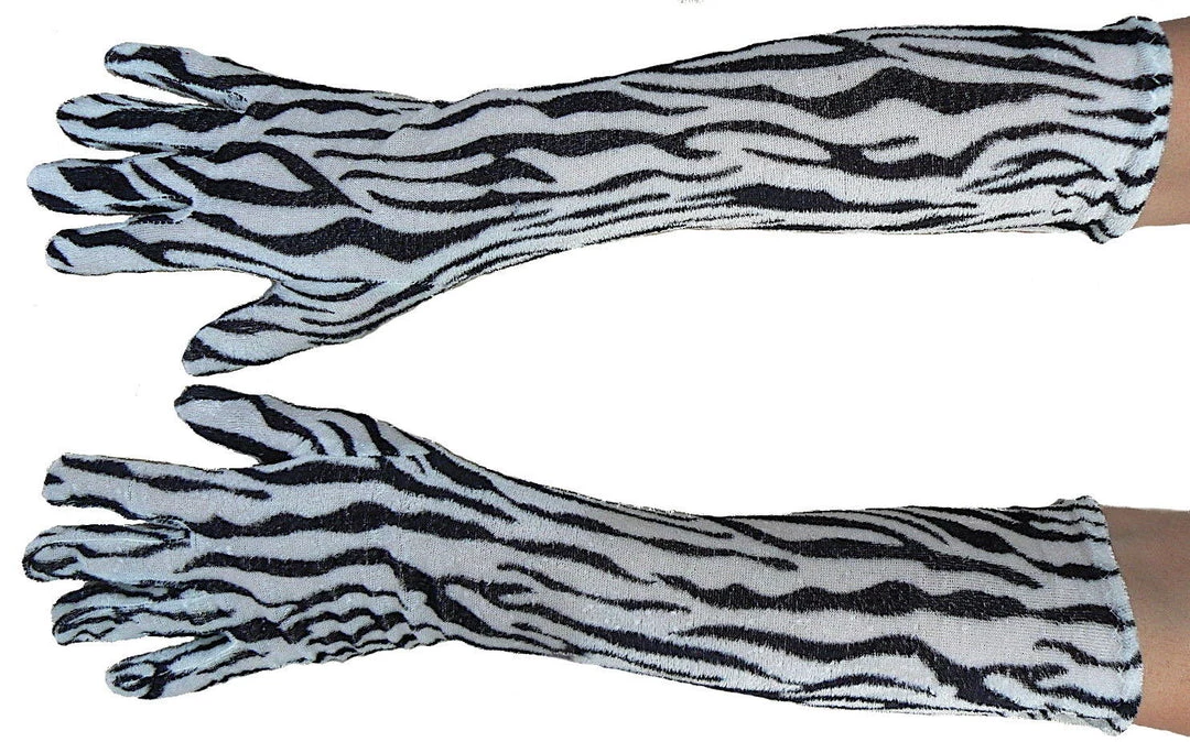 Aussie Toys Animal Print Long Gloves Tiger Leopard Jaguar Zebra Costume Accessory Costume Accessories 2 Aussie Toys Animal Print Long Gloves Tiger Leopard Jaguar Zebra Costume Accessory Costume Accessories