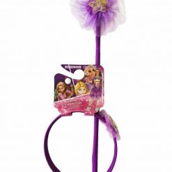 Rubies Deerfield Disney Princess Rapunzel Tangled Size Small 4-6 Girls Costume Tiara Wand And Wig Costumes