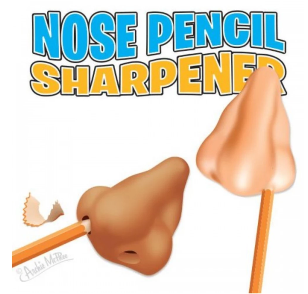 WILLVAL Human Nose Pencil Sharpener Stick A Pencil Up Your Nose Staionery Tool Joke Home & Garden 1 WILLVAL Human Nose Pencil Sharpener Stick A Pencil Up Your Nose Staionery Tool Joke Home & Garden