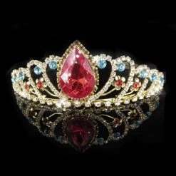 AliExpress Gold Color Princess Crystal Rhinestone Girls Ladies Crown Tiara