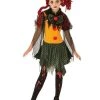 Rubie's Zombie Sad Faced Clown Rag Doll Girls Costume