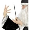Smiffys Black MAGIC WAND Magicians Wizard Costume Prop