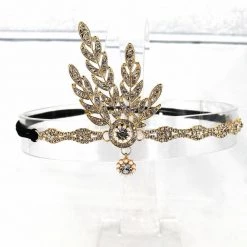 AliExpress 1920s 20s Flapper Great Gatsby Headband Vintage Bridal Headpiece Costume Accessories