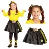 Rubie's Emma Yellow The Wiggles Girls Top Skirt Bow And Belt Costume