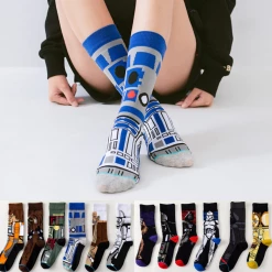 Unbranded Novelty Cosplay STAR WARS Socks - Storm Trooper, Jedi, Wookie, Darth Vader Socks