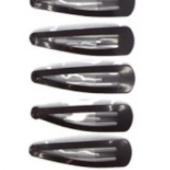 JD 10 X Non-Slip Hair Clips 5cm Metal Baby Girls Toddlers Kids Women Many Colours