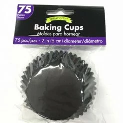 Balloon Agencies Party Supplies Cupcake Cases Baking Cups 75pk Black Pink White Butterflies