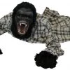 Unbranded Halloween Props/Decoration Animated Gorilla Torso W/Light Up Eyes Halloween Decoration