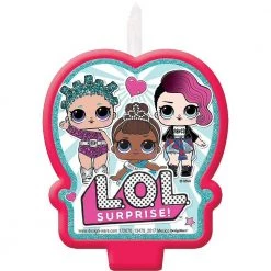 Balloon Agencies Party Supplies LOL SURPRISE Birthday Candle Cake Decoration