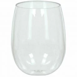 Balloon Agencies Cheers Rose All Day Stemless Wine Plastic Glasses Drinkware Party Supplies