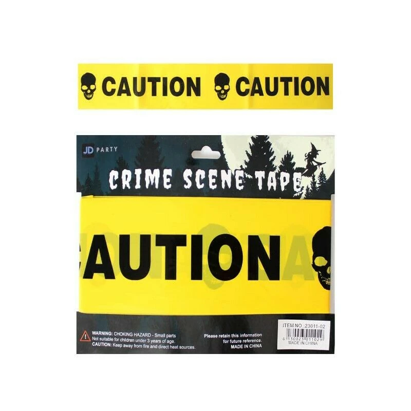 JD Party Police Line Crime Scene Caution Warning Keepout Halloween Decoration 3 JD Party Police Line Crime Scene Caution Warning Keepout Halloween Decoration