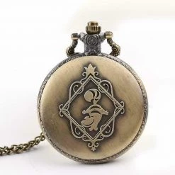 AliExpress Disney Alice In Wonderland Pocket Watch Chain Vintage Antique Quartz Necklace Costume Accessories