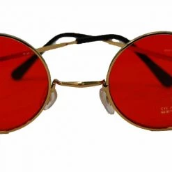 Unbranded 60s Hippie Sunglasses Blue Purple Yellow Green Pink Beatles John Lennon Glasses Costume Accessories