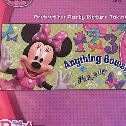 Hallmark Party Supplies Disney Minnie Mouse Bow-tique Birthday Party Backdrop Wall Decoration
