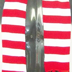 Crazy Costume Deals Wheres Wally Waldo Beanie Hat & Glasses Costume Kit | Red & White Stripe Costume Accessories