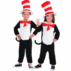 Balloon Agencies Cat In The Hat Jumpsuit Boys Girls Book Week Costume Costumes