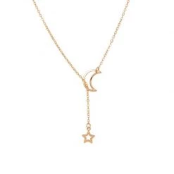 Unbranded Fashion Jewelry Classic Star Moon Charms Silver Gold Necklace 8 Unbranded Fashion Jewelry Classic Star Moon Charms Silver Gold Necklace
