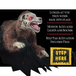 Unbranded Halloween Props/Decoration Animated Lunging Mad Dog Bump & Go Zombie Clawing Cathy Halloween Decoration 8 Unbranded Halloween Props/Decoration Animated Lunging Mad Dog Bump & Go Zombie Clawing Cathy Halloween Decoration