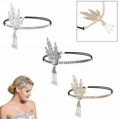 AliExpress 1920s 20s Flapper Great Gatsby Headband Vintage Bridal Headpiece With Tassle Costume Accessories 18 AliExpress 1920s 20s Flapper Great Gatsby Headband Vintage Bridal Headpiece With Tassle Costume Accessories