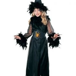 Rubie's Halloween Costumes Pretty Patchwork Black Witch Halloween Girls Costume
