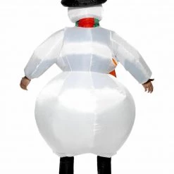 Smiffys Snowman Funny Inflatable Christmas Costume Cosplay Party Outfit Christmas Adult Costumes