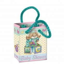 Beistle Baby Shower Cuddle Time Teddy Bears Mini Lolly Treat Gift Bags Pack Of 4