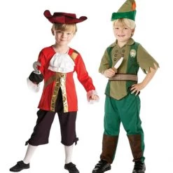 Rubie's Peter Pan Captain Hook Deluxe Book Week Halloween Boys Costume Costumes