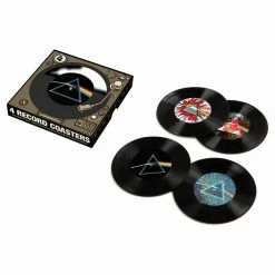 Williamvalentine AC/DC Pink Floyd – 45 Record Coasters Home & Garden