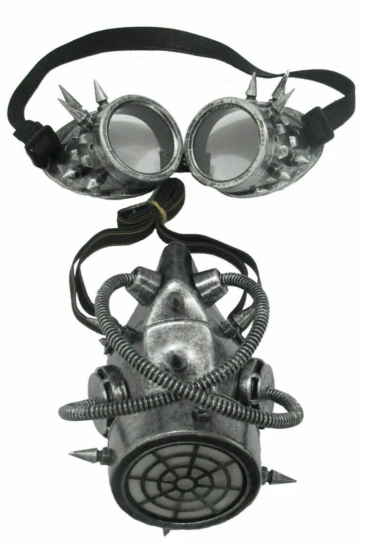 Unbranded Apocalypse Steam Punk Steampunk Gas Mask And Goggles Costume Set 1 Unbranded Apocalypse Steam Punk Steampunk Gas Mask And Goggles Costume Set