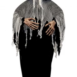 Unbranded Halloween Props/Decoration Animated Life Size 1.5m Tall Hanging Evil Old Hagged Witch Halloween Prop
