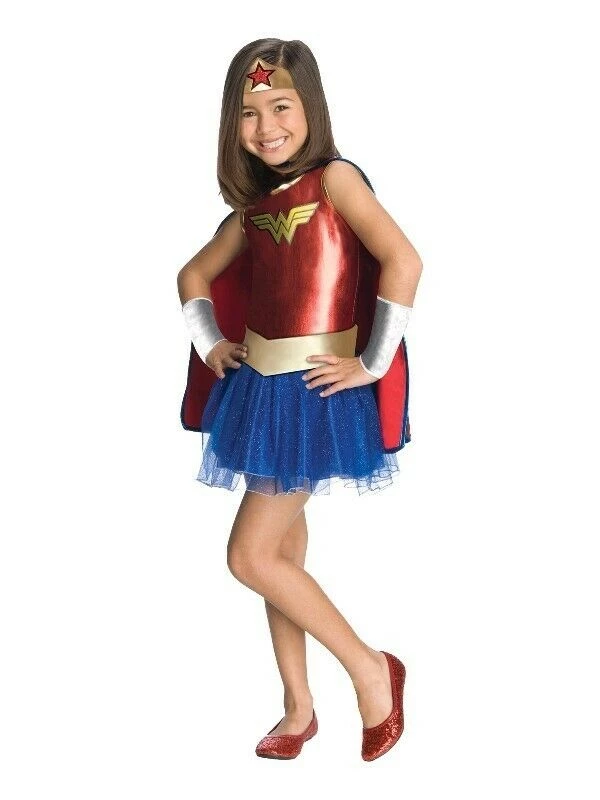 Rubie's Superhero Spider Girl Batgirl Wonder Woman Size 4-6 Girls Book Week Costume Costumes 4 Rubie's Superhero Spider Girl Batgirl Wonder Woman Size 4-6 Girls Book Week Costume Costumes