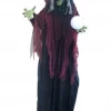Unbranded Halloween Props/Decoration Life Size Animated Talking Light Up Fortune Teller & Crystal Ball Halloween Prop