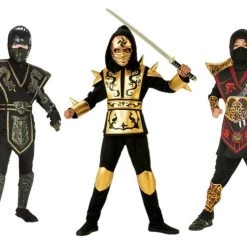 Rubie's Costumes Gold Dragon Warrior Battle Ninja Boys Costume