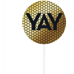 Balloonagencies 20s Gold Foil YAY Hooray Party Supplies Tableware Decorations