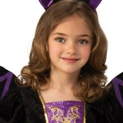 Rubies Halloween Costumes Pretty Vampire Blod Sucker BatGirls Halloween Costume Wings & Headband Size 8-10