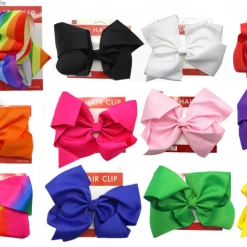 JD Party 6" Hair Bow Clip Jojo Style For Girls Teens Kids Toddle Large School Dance Party